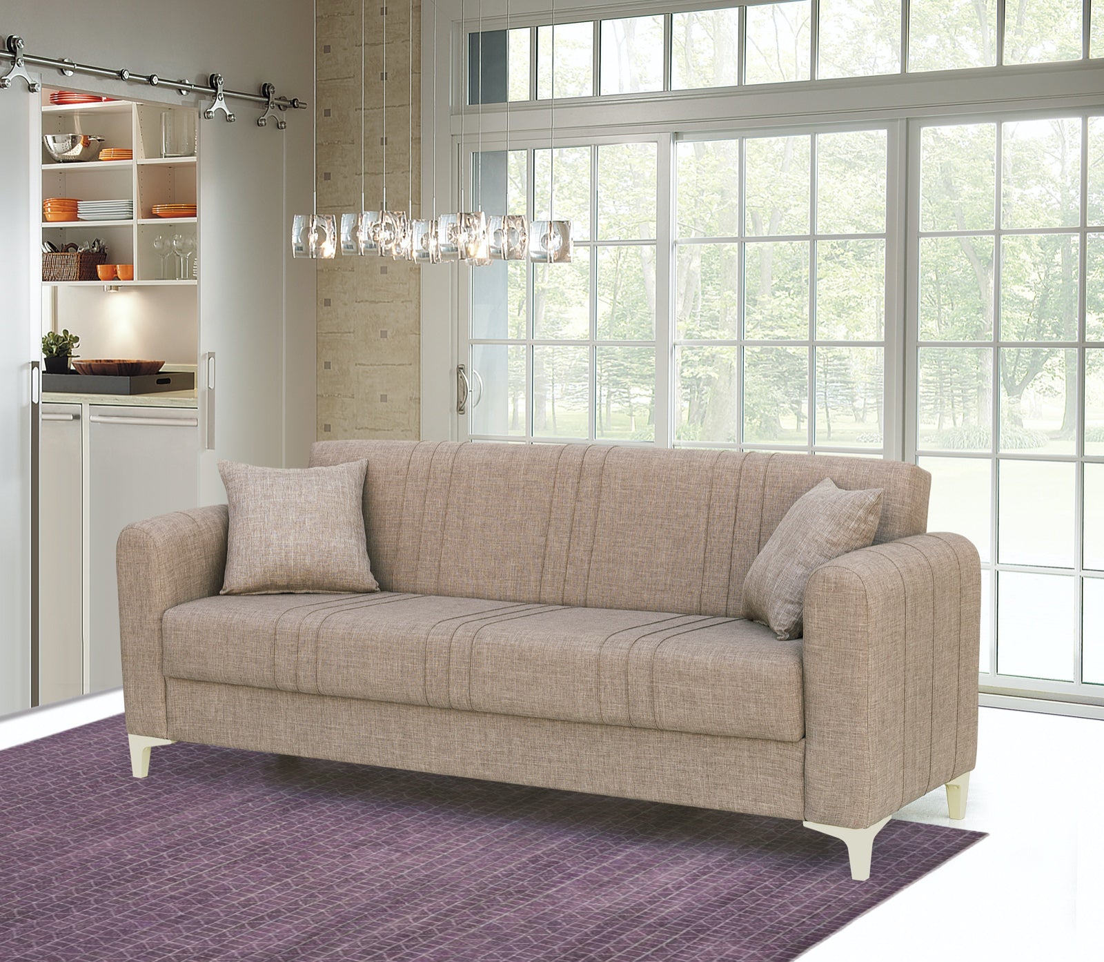 Patriot Beige Sofa Bed