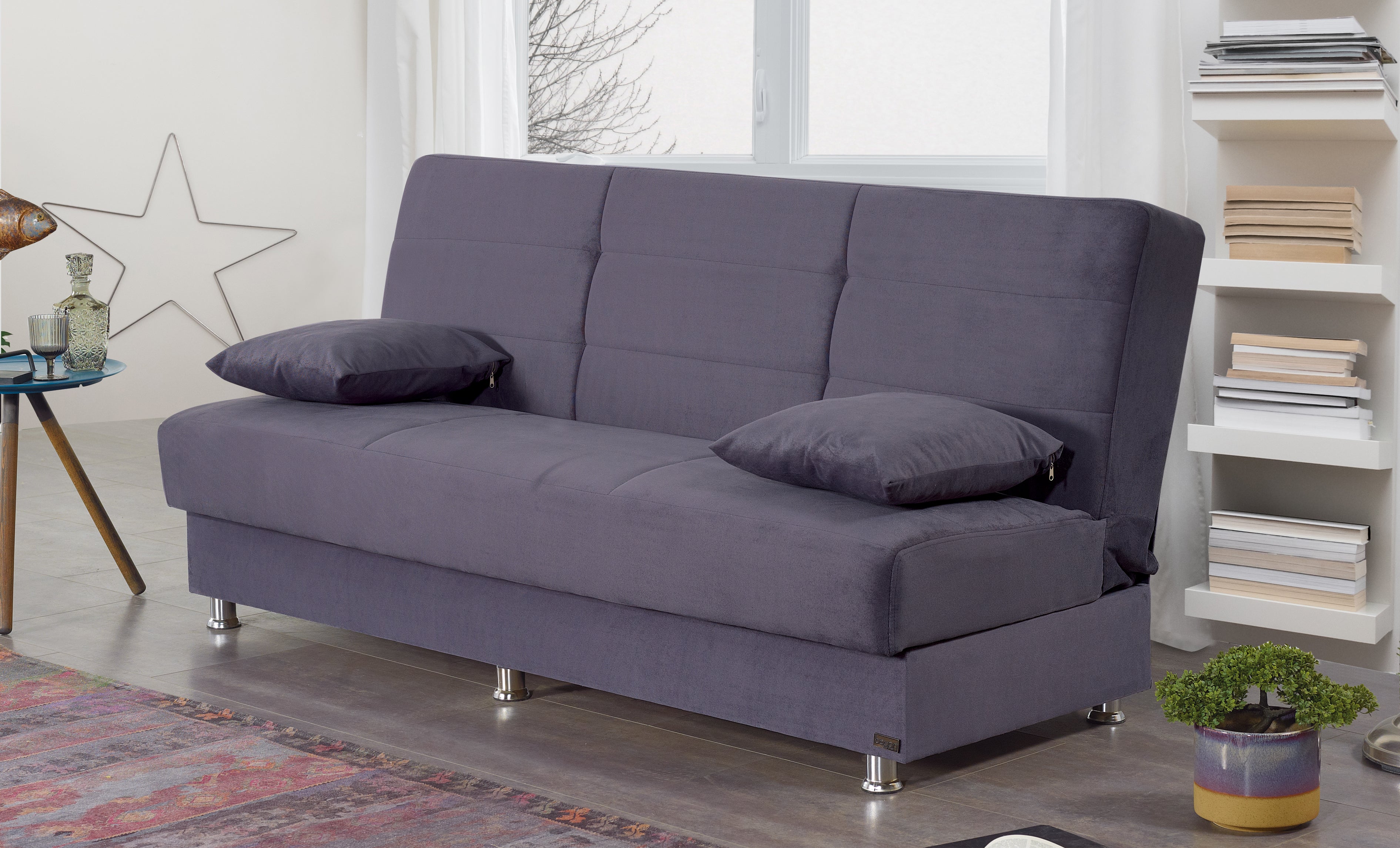 Blue Ridge Retreat Gray Sofa Bed