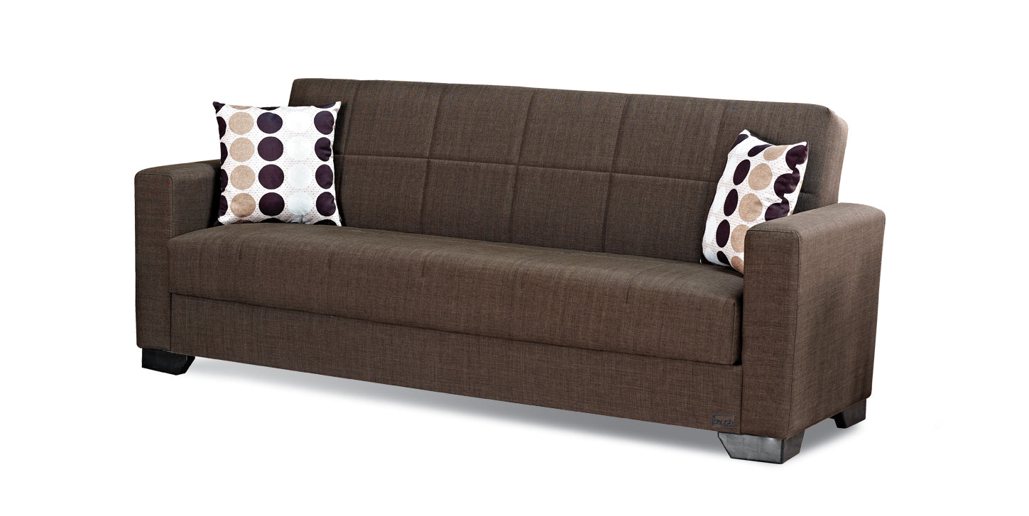 Fairfax Classic Brown Sofa Bed