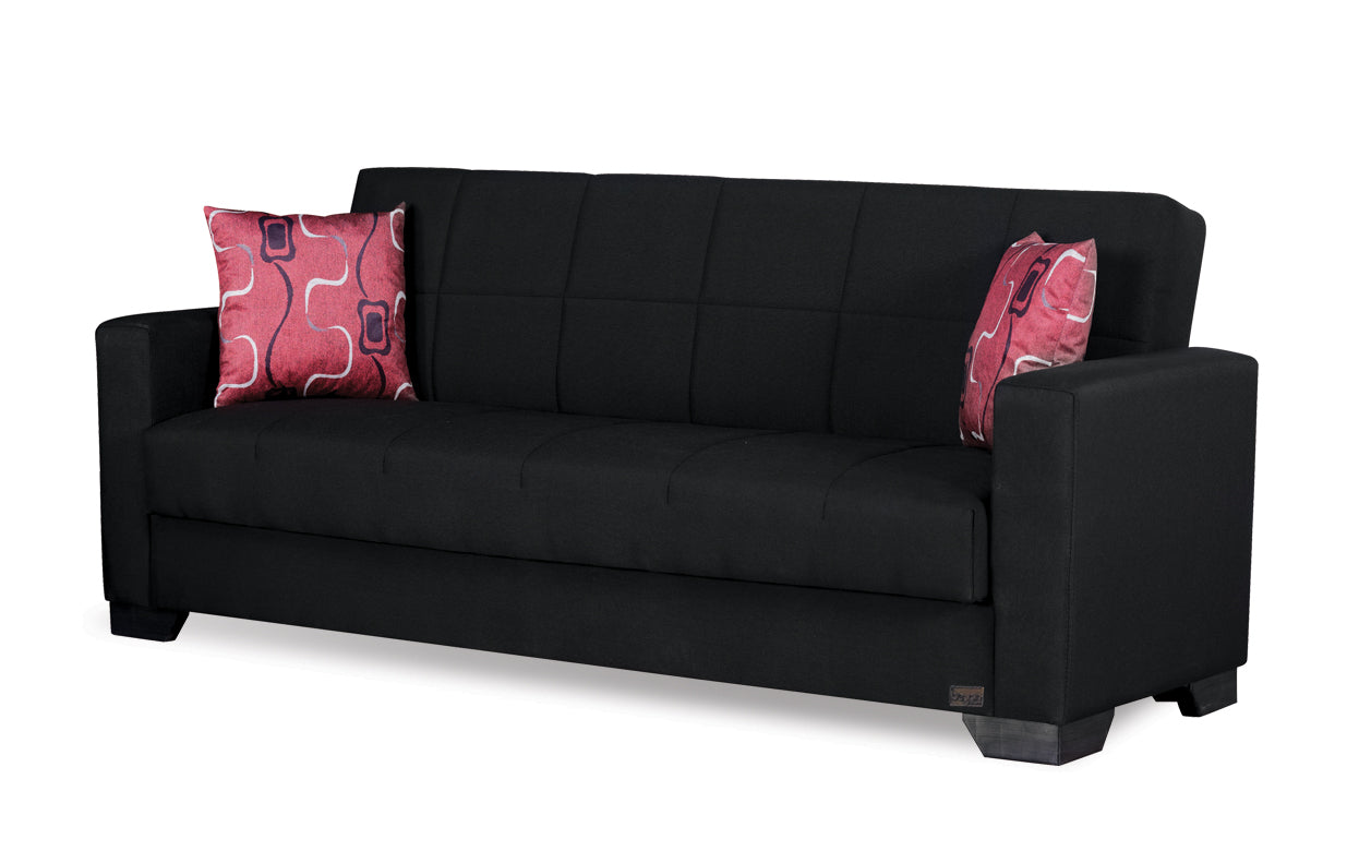 Fairfax Classic Black Sofa Bed