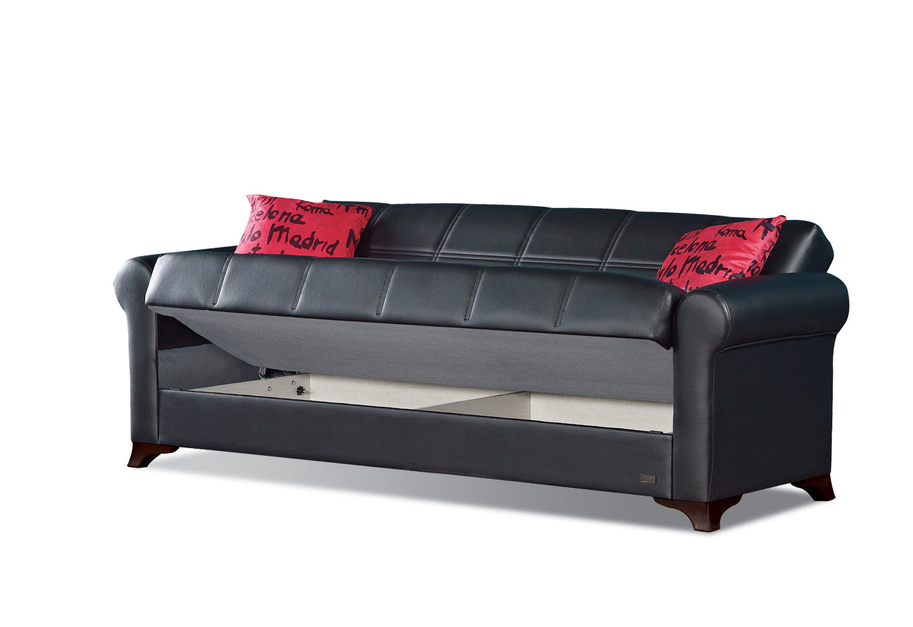 Tysons Relax Leather Sofa Bed